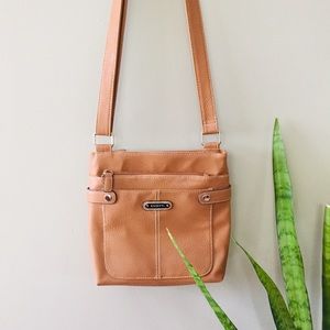 ♦️ Buy 2 Get 1 Free Rosetti triple entry crossbody bag Tan